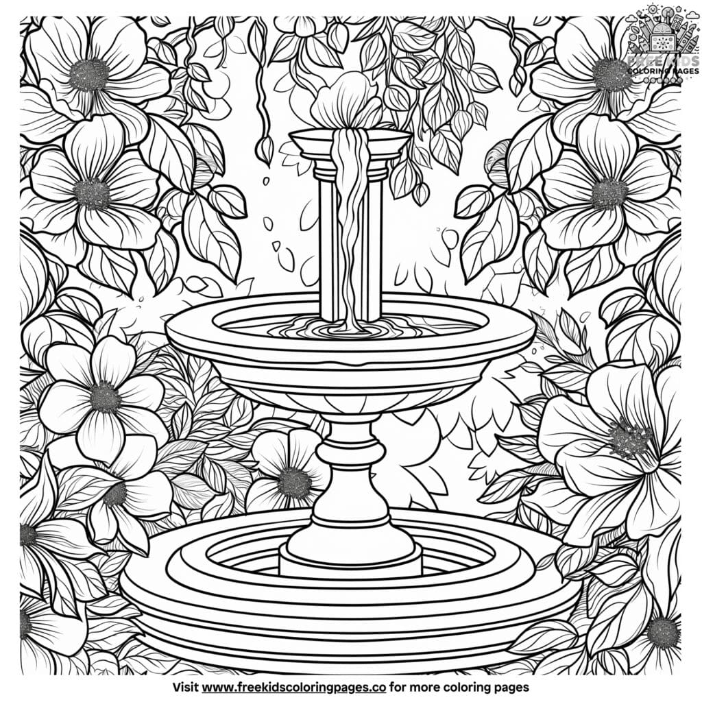 Secret garden coloring pages