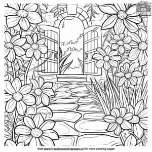 Secret Garden Coloring Pages