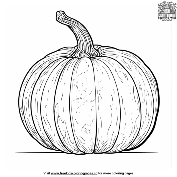 Playful preschool pumpkin coloring pages