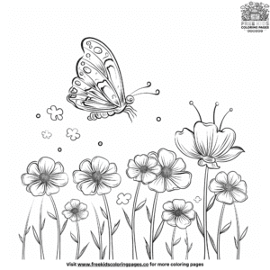 Easy Garden Coloring Pages