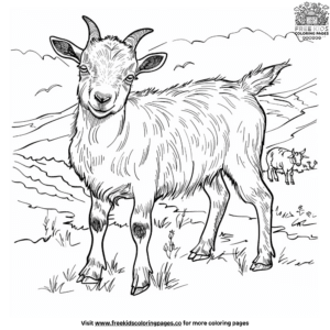 Billy Goat Coloring Pages