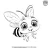 Sweet Baby Bee Coloring Pages