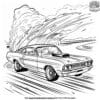 Drag Race Car Coloring Pages