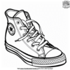 Fun Tennis Shoe Coloring Pages