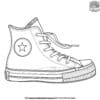 Trendy Converse Shoe Coloring Pages For All Ages