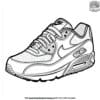 Trendy Nike Shoe Coloring Pages