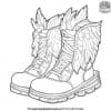 Whimsical Fantasy Shoe Coloring Pages