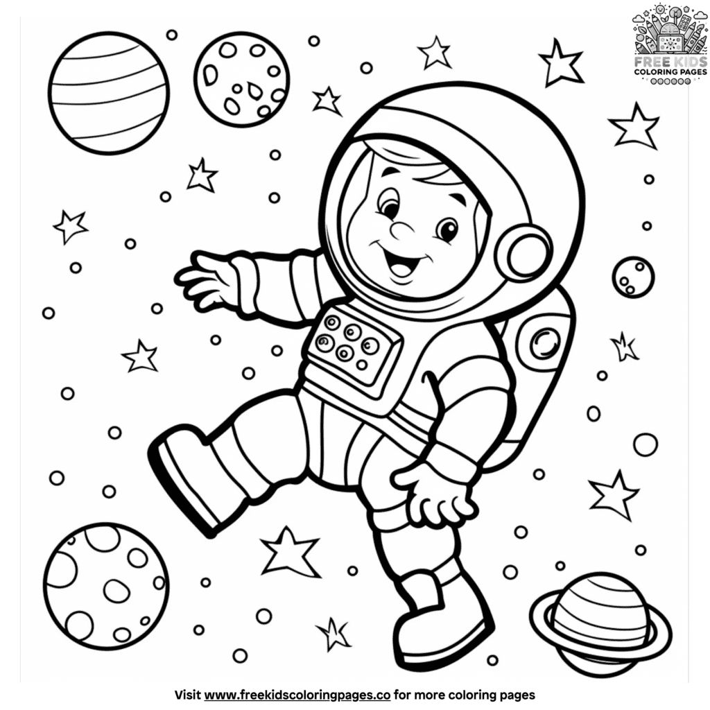 Solar system coloring pages