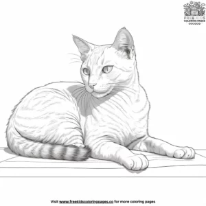 Cat coloring pages