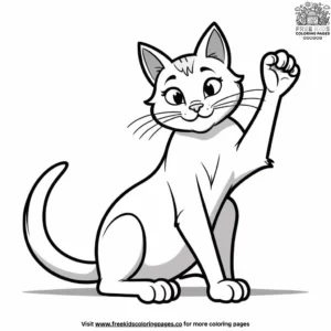 Cat coloring pages