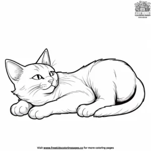 Cat coloring pages