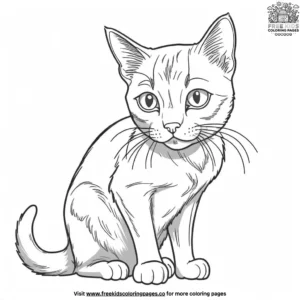 Cat coloring pages