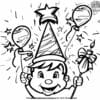 Adorable New Year Coloring Pages: Festive Fun For Kids