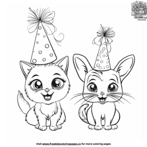 Delightful New Year Coloring Pages