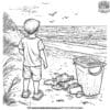 Beach Clean Up Coloring Pages