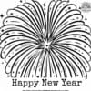 Captivating Fireworks Coloring Pages