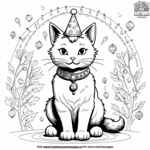 Cat coloring pages