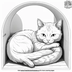 Cat coloring pages