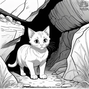 Cat coloring pages