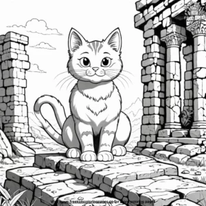 Cat coloring pages