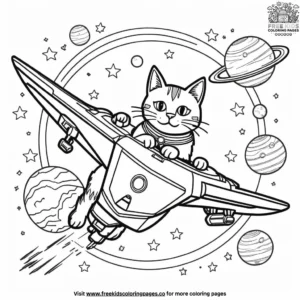 Cat coloring pages