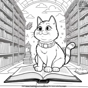 Cat coloring pages