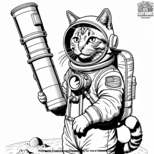 Cat coloring pages