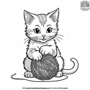 Cat coloring pages