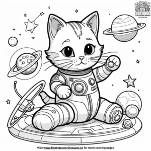 Cat coloring pages