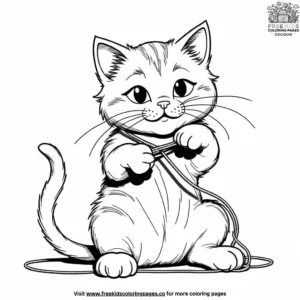 Cat coloring pages