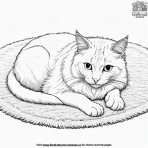 Cat coloring pages