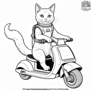 Cat coloring pages