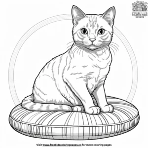 Cat coloring pages