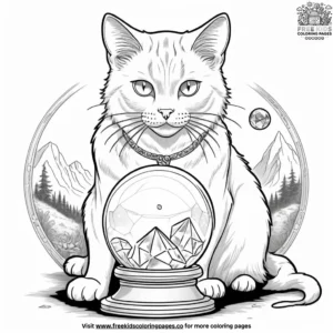 Cat coloring pages