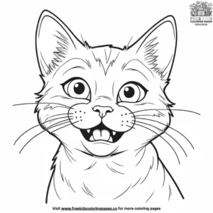 Cat coloring pages