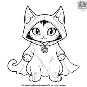 Cat coloring pages