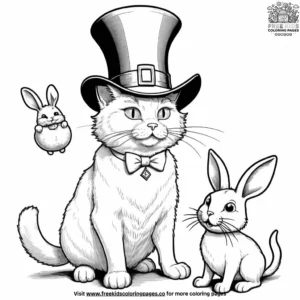 Cat coloring pages