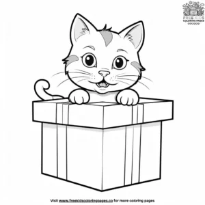 Cat coloring pages