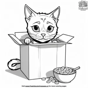 Cat coloring pages