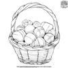 Chocolate Candy Basket Coloring Pages