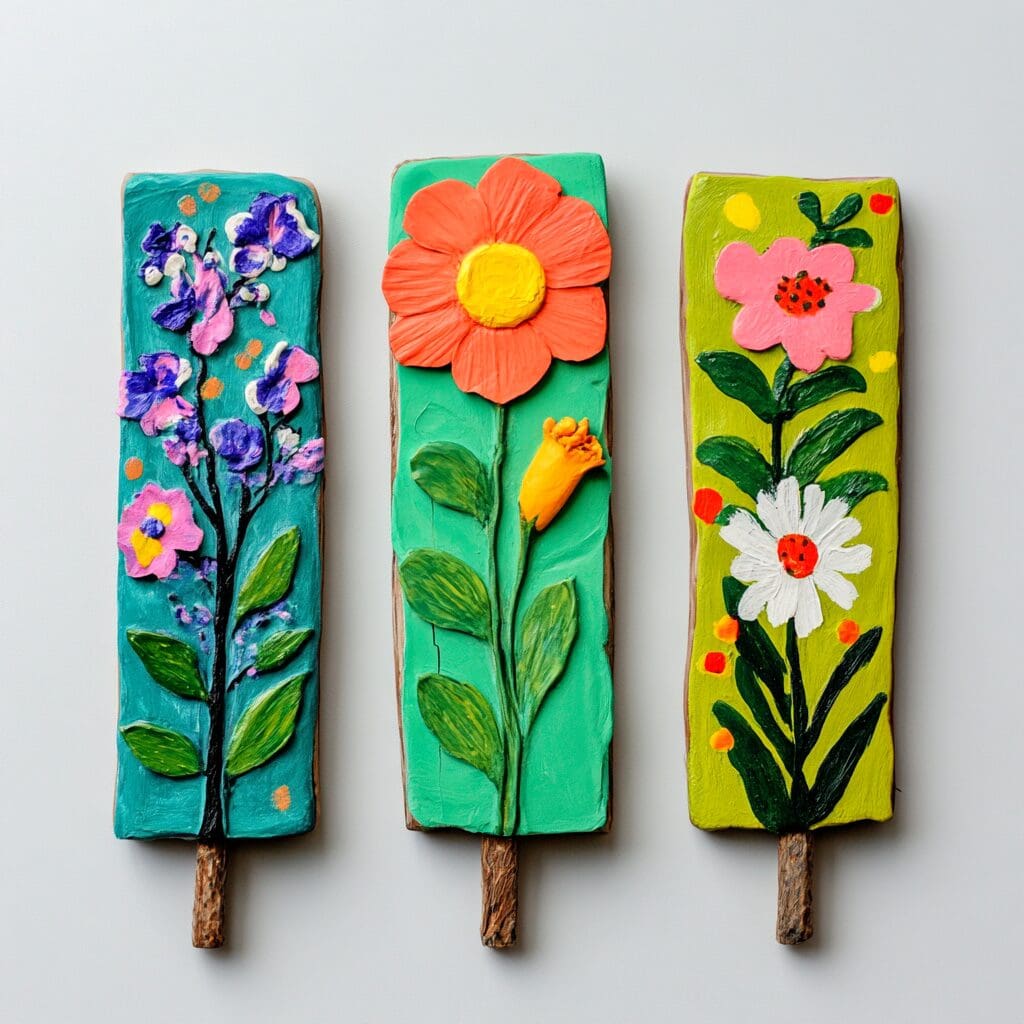 Cute clay plant markers 2