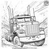 Dynamic Transformer Vehicle Coloring Pages For Creative Kids