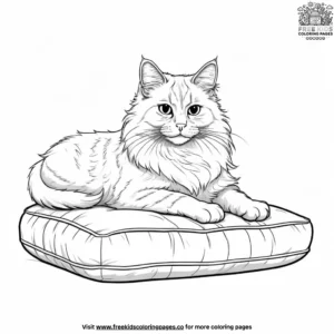 Cat coloring pages