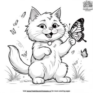 Cat coloring pages