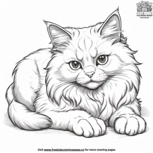 Cat coloring pages