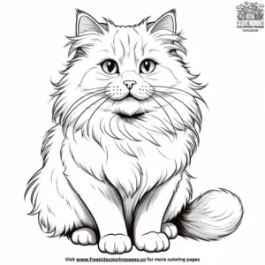 Cat coloring pages