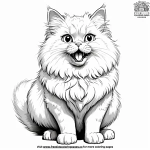 Cat coloring pages