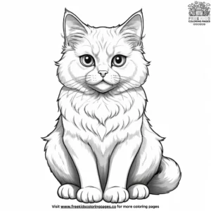 Cat coloring pages