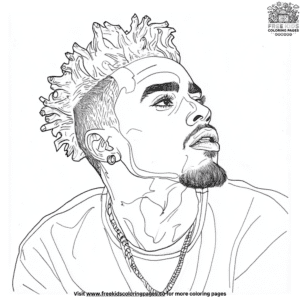 Handsome haircut coloring pages