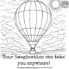 Imaginative Quote Coloring Pages